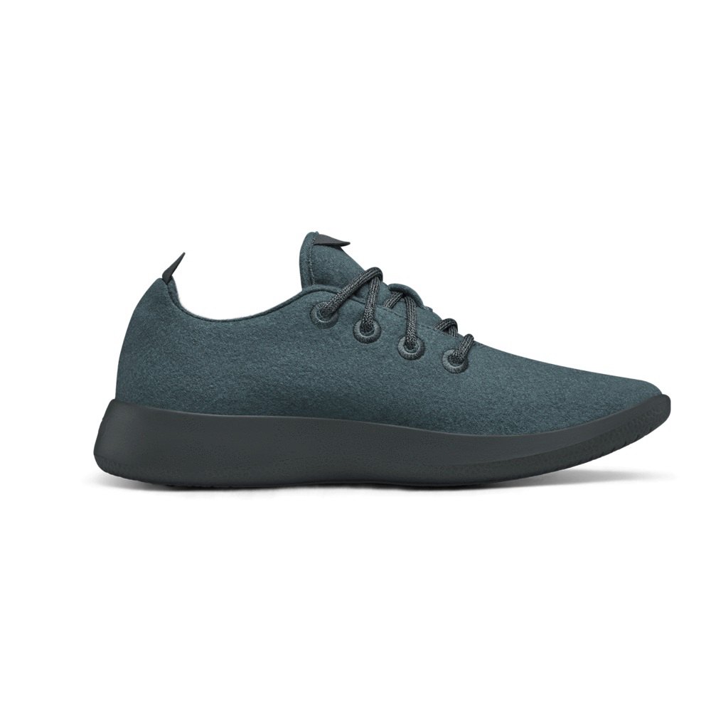 Allbirds Men\'s Sneakers Blue - Wool Runners - 10482FVOS